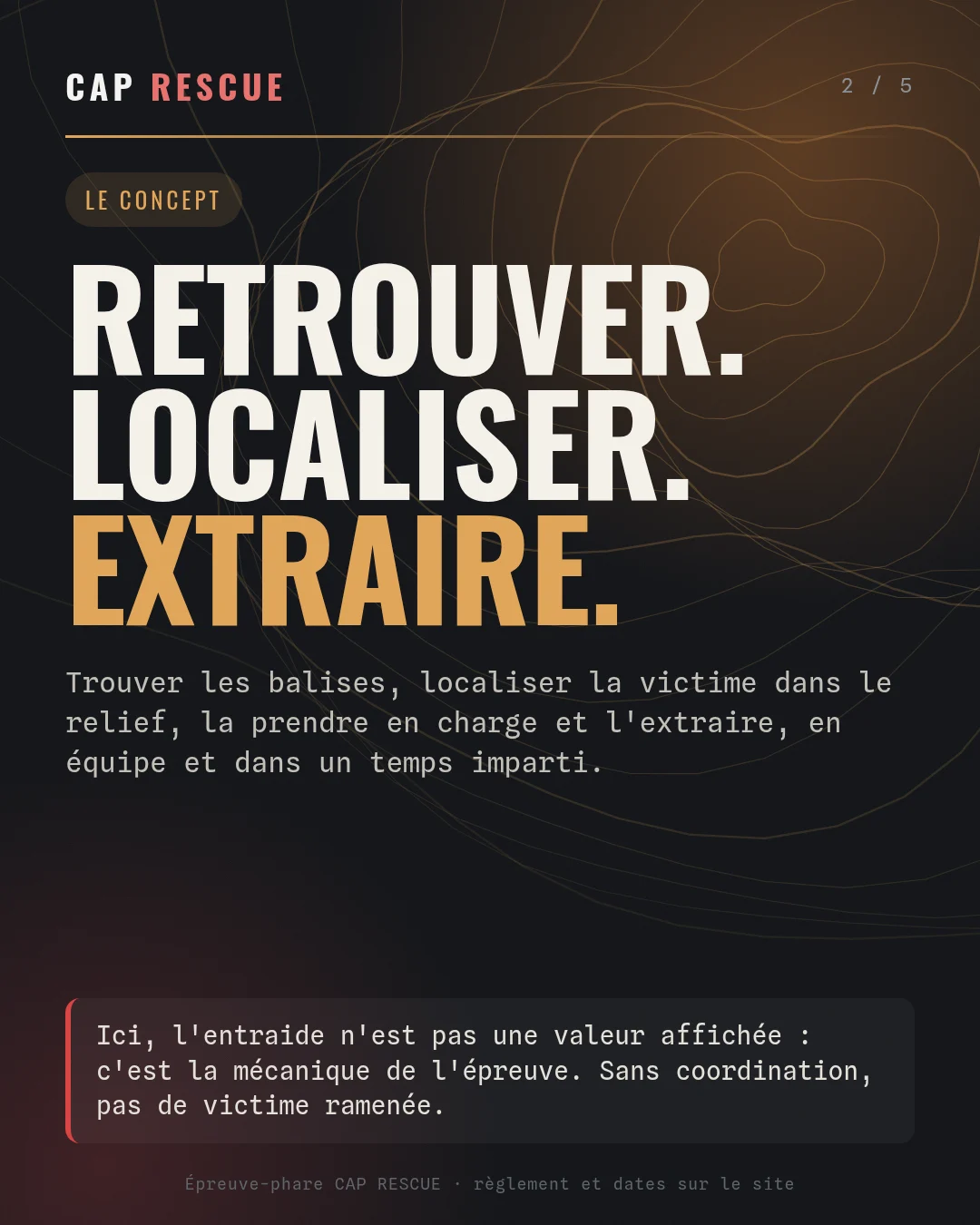 Mountain Rescue : retrouver, localiser et extraire une victime en montagne (illustration)