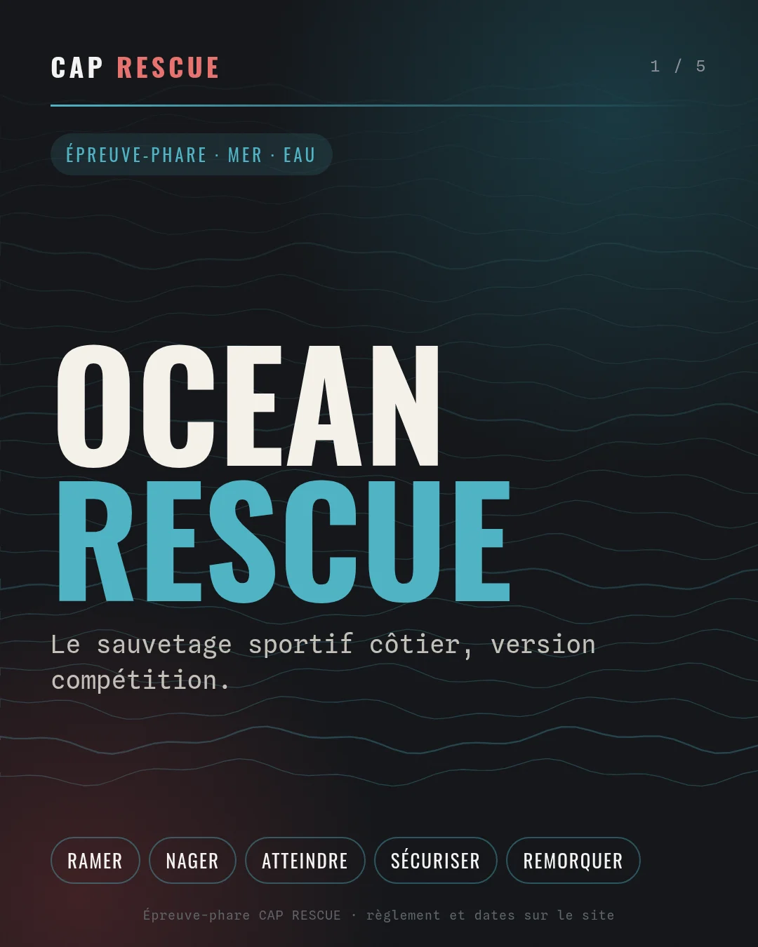 Ocean Rescue, compétition de sauvetage sportif côtier